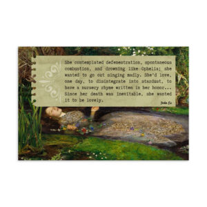 "And She Was" Postcard